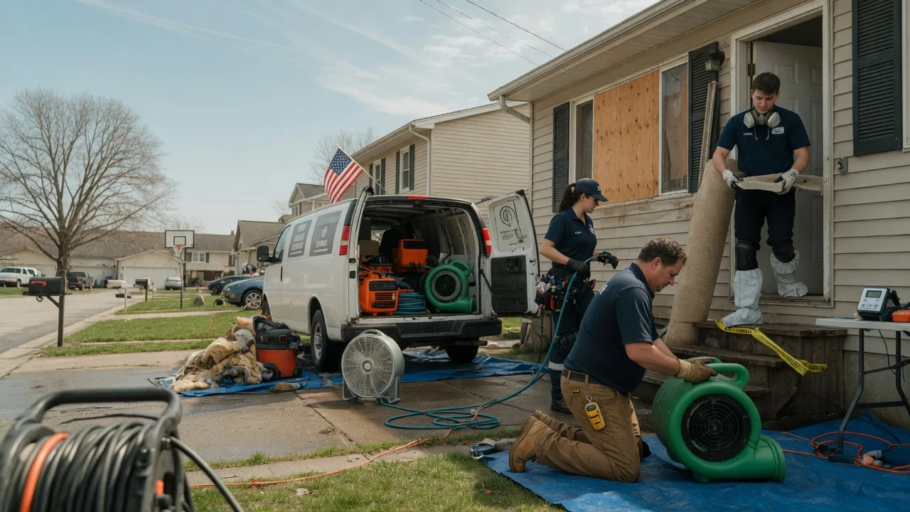 Water Damage Restoration in West Liberty, OH near me